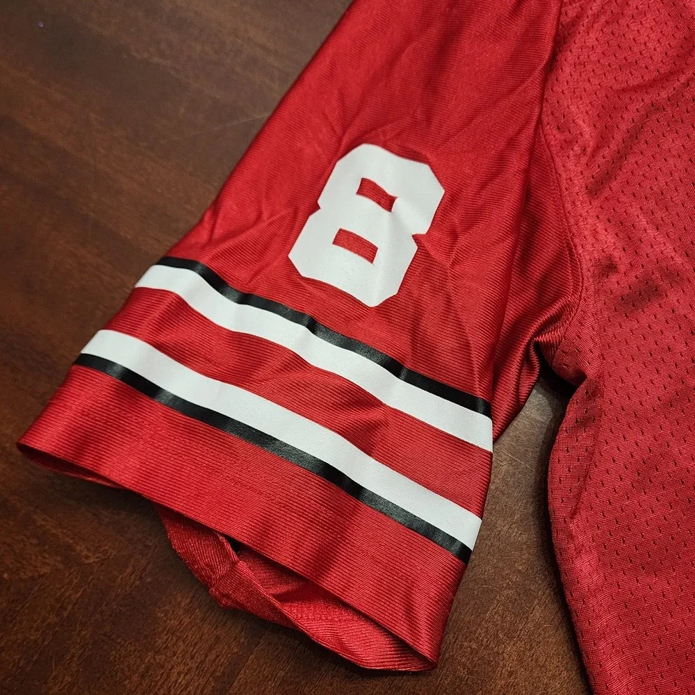 Nike Jersey Mens M Red Ohio State Buckeyes #8 Football Team NCAA Sports Fan